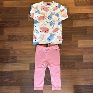 NWT babyface shirt and leggings, 12 months